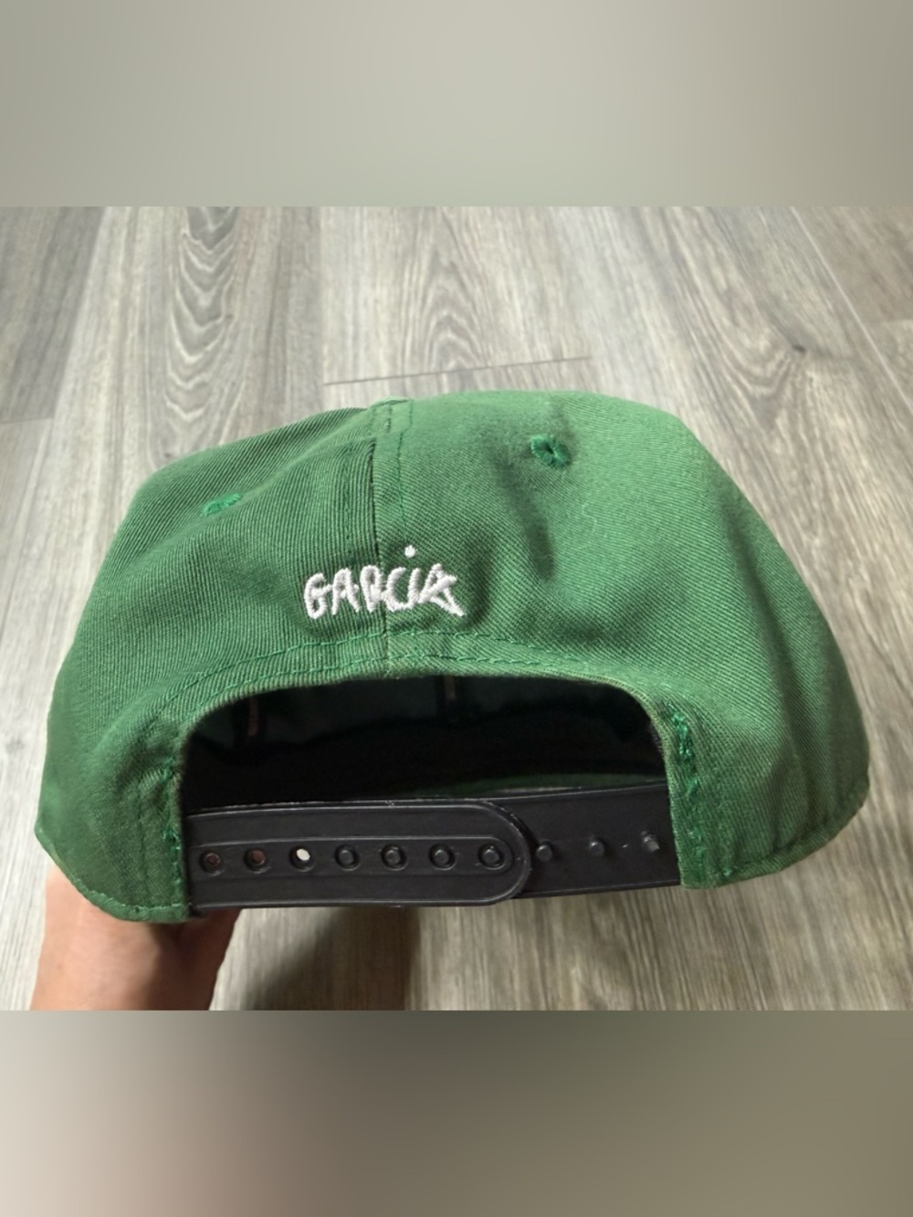 Garcia Hand Picked Flat Brim Snapback Hat Cap Cannabis 420 Dispensary Silk Lined - Picture 4 of 7